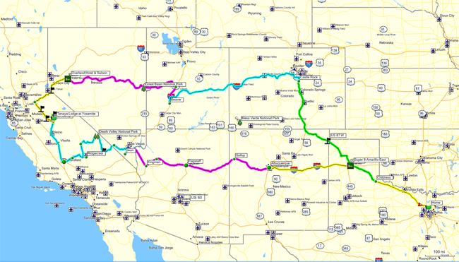 actual miles traveled